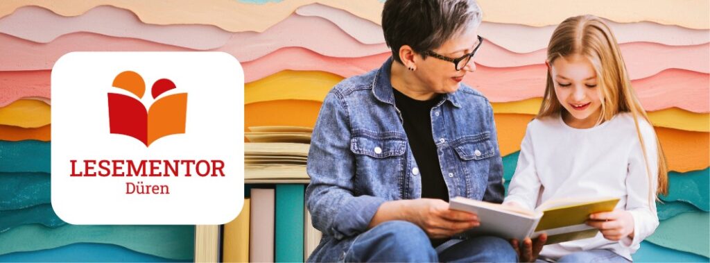 Lesementorin mit Kind